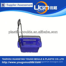 plastic seafood crate mould for plastic injection